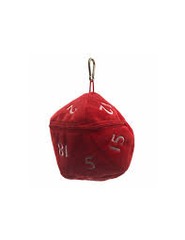 Ultra Pro - D20 Plush Dice Bag - Candy Apple Red